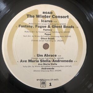 VINYL ONLY THE WINTER CONSORT “Road” LP A&M Records SP 4279 World Jazz